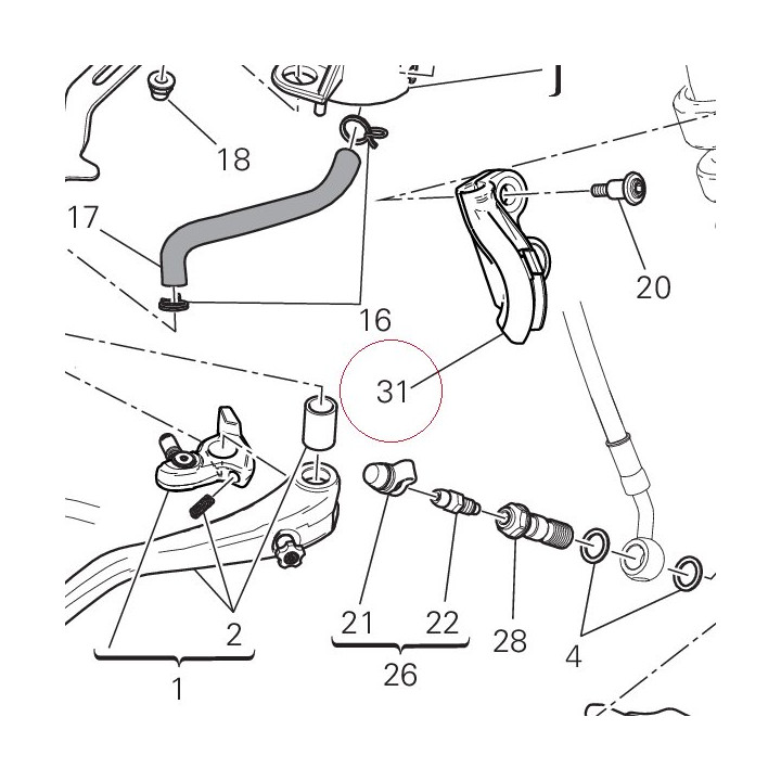 Hose guide 8301E371A