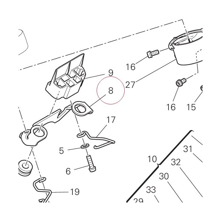 Bracket, connector 8301E561AA