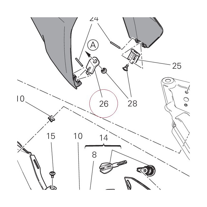Right bracket 8301F941A