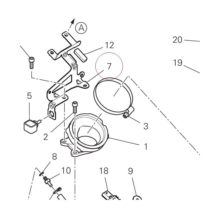 Bracket, water tank 8301J011AA