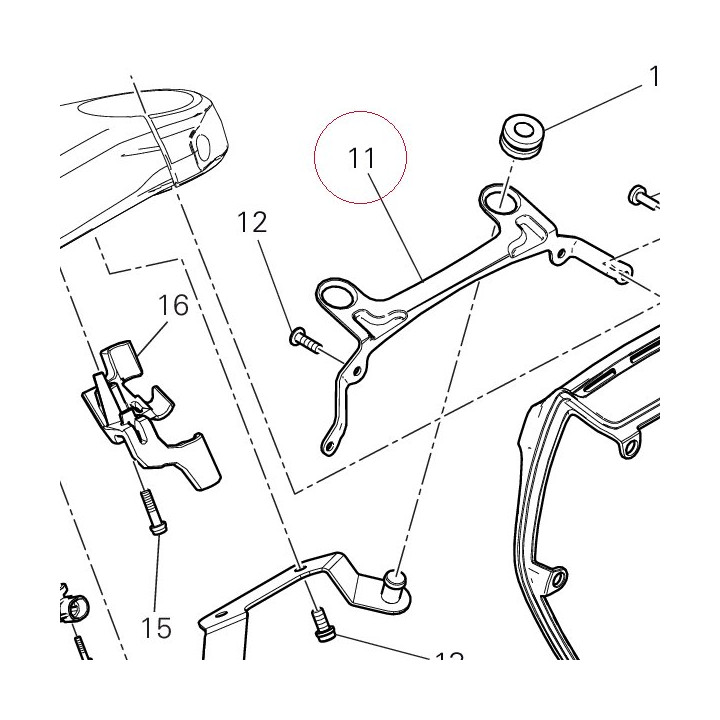 Headlight bracket 8301J111AA
