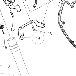 Bracket upper 8301J121AA