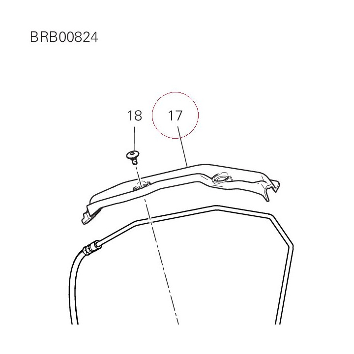 Guide, hose 8301L291A