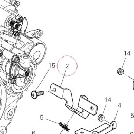 Bracket front 8301R451AA
