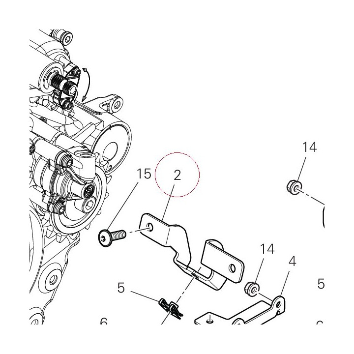 Bracket front 8301R451AA