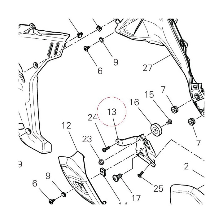 Right bracket 8301S102AA