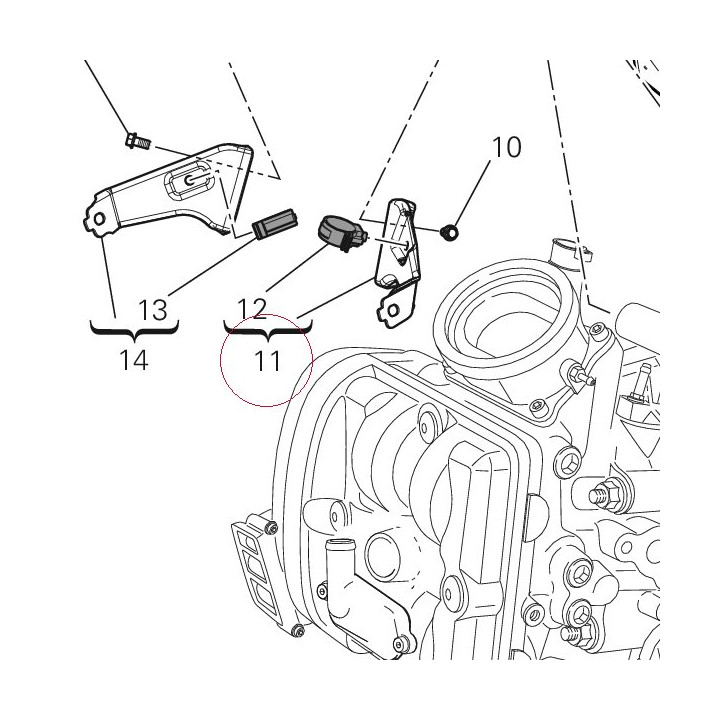 Left bracket 83026111A