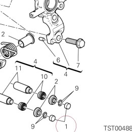 Adjuster, opening rocker arm 3.40 mm 84010293A
