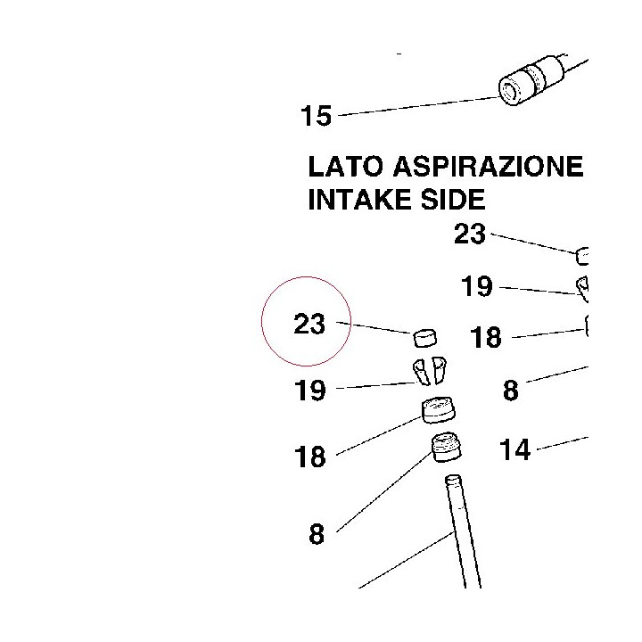 Opening rocker arm adjustment 2.000 84011552A