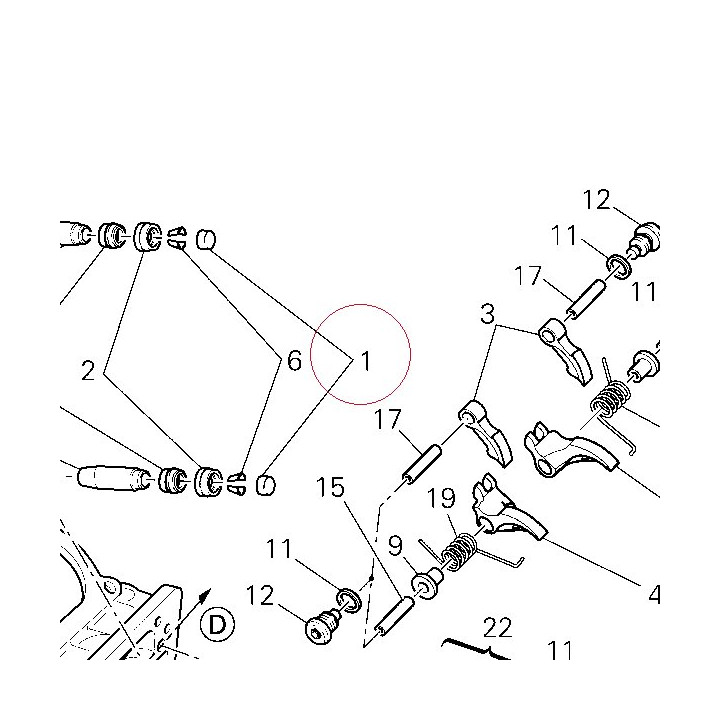 Adjuster, opening rocker arm 2.00 mm 84011851AQ