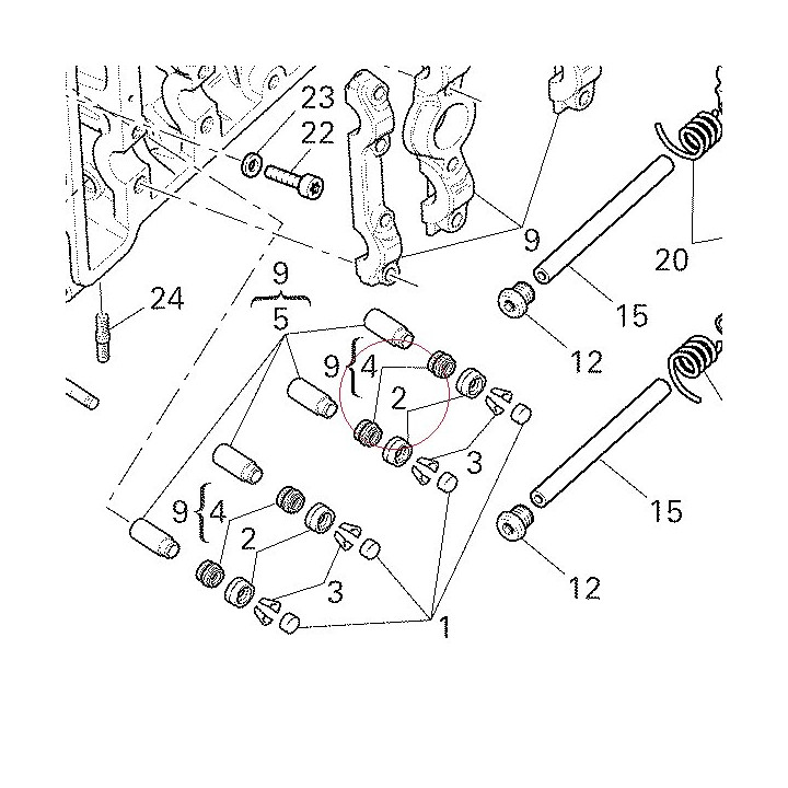 Adjuster, closing rocker arm 3.60 mm 84011881AB