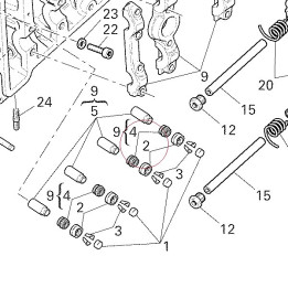 Adjuster, closing rocker arm 4.10 mm 84011881AL