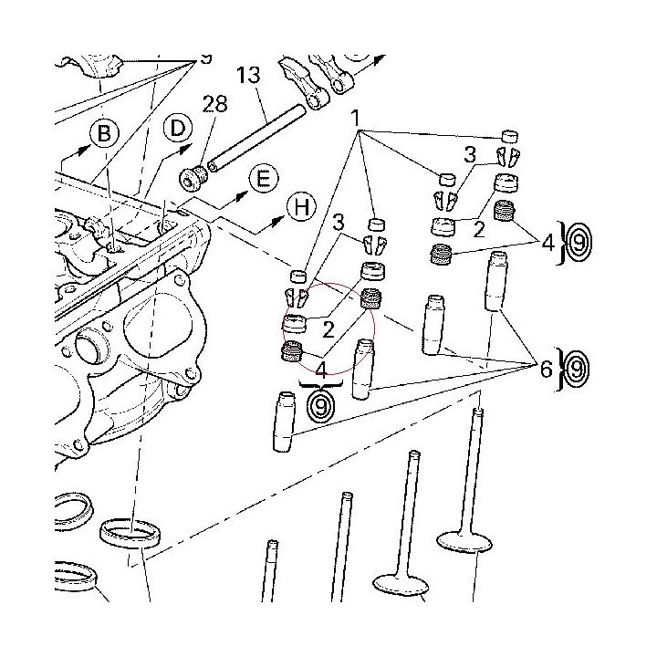 Close rocker arm adjustment 4.65 mm 84011881AW