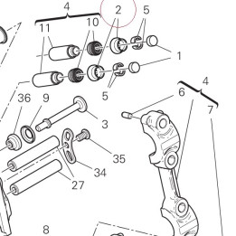 Close rocker arm adjustment 4.55 mm 84011971AM