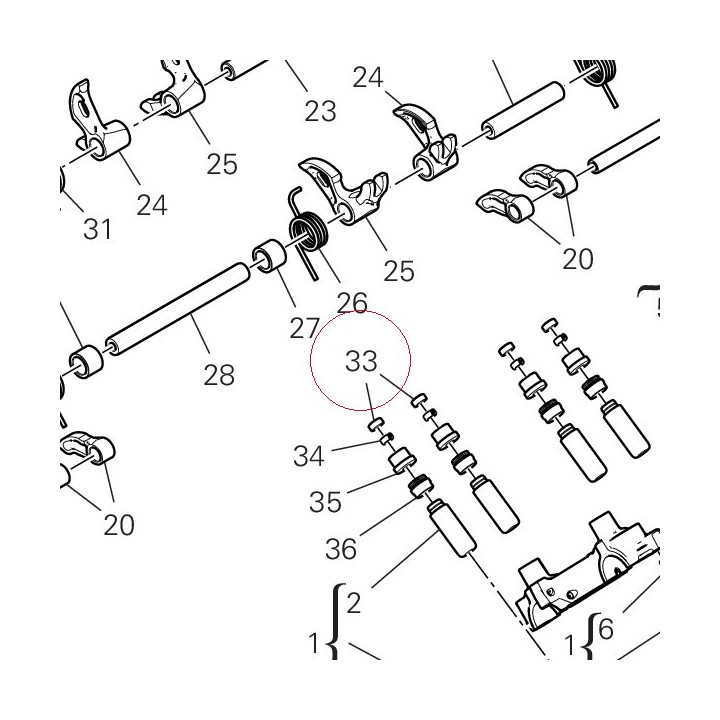 Adjuster, opening rocker arm 2.65 mm 84011981AQ