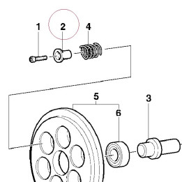 Seat, clutch spring 84110311A