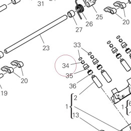 Valve collet pair 84510081A