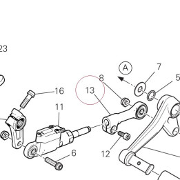 Gearbox transmission rod assembly 84820401AA