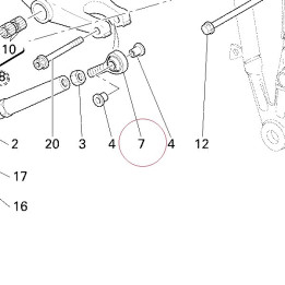 Ball joint, right 84840261A