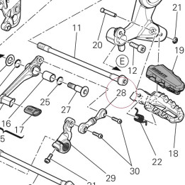 Gearchange rod 84840401A