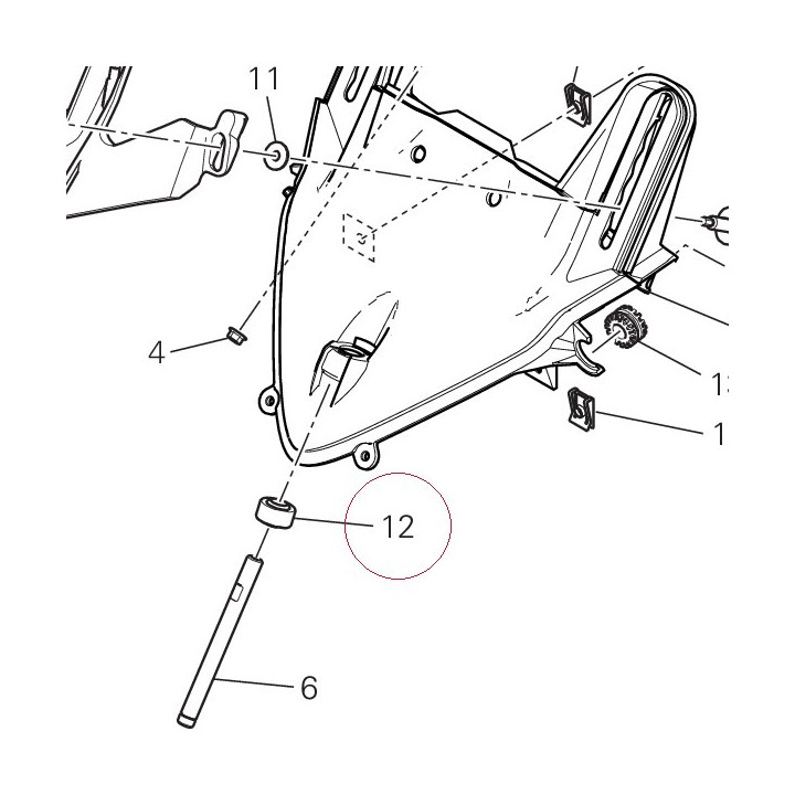 Ball joint 84840721A
