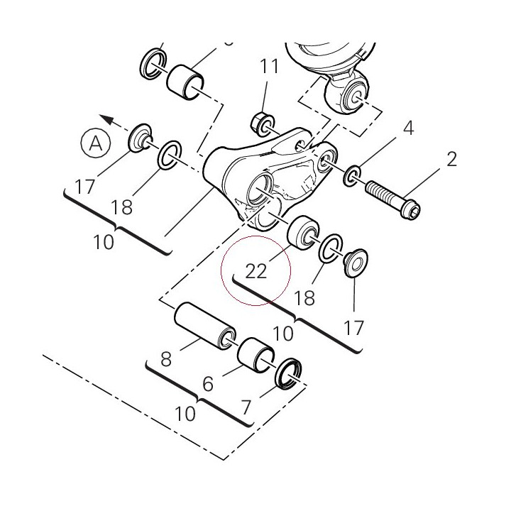 Ball joint 84840881A