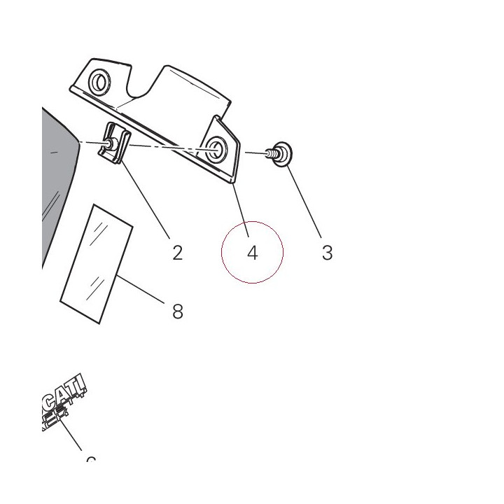Hose guide 85012121A