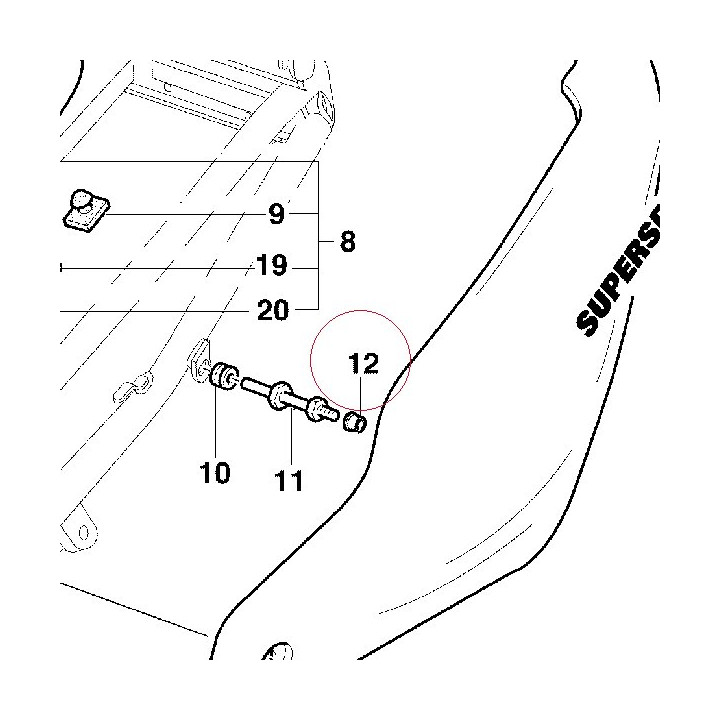 Threaded insert 85040101A