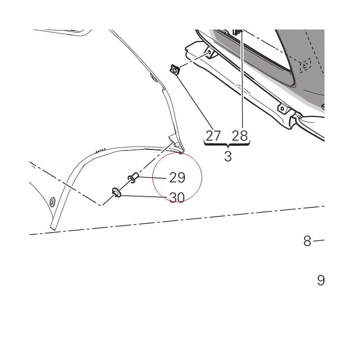 Threaded insert 85040221A