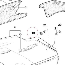 Quick fastening 85040491AB