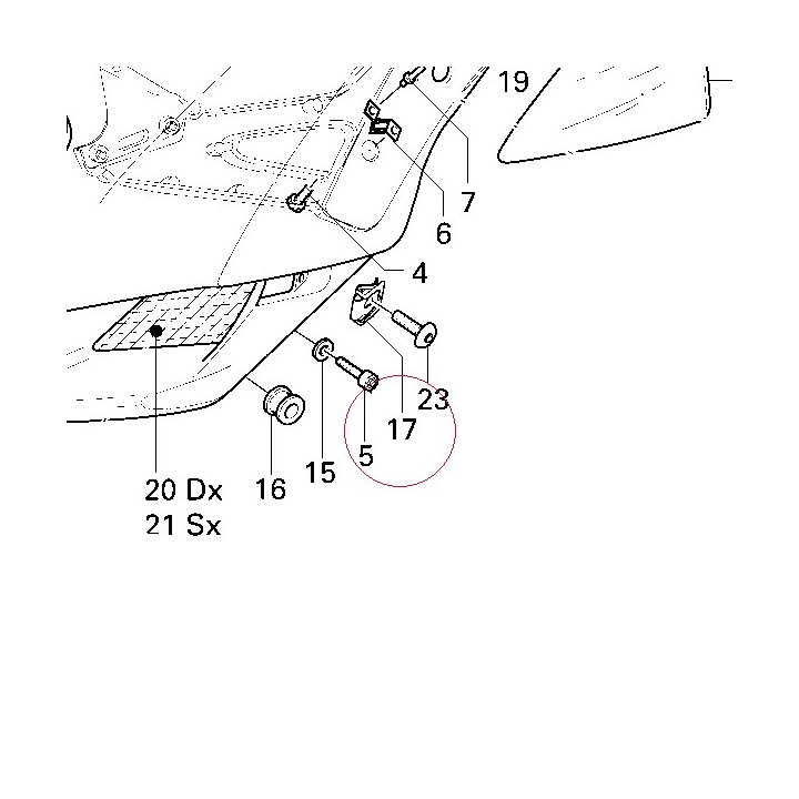 Quick fastening M6 85040811A