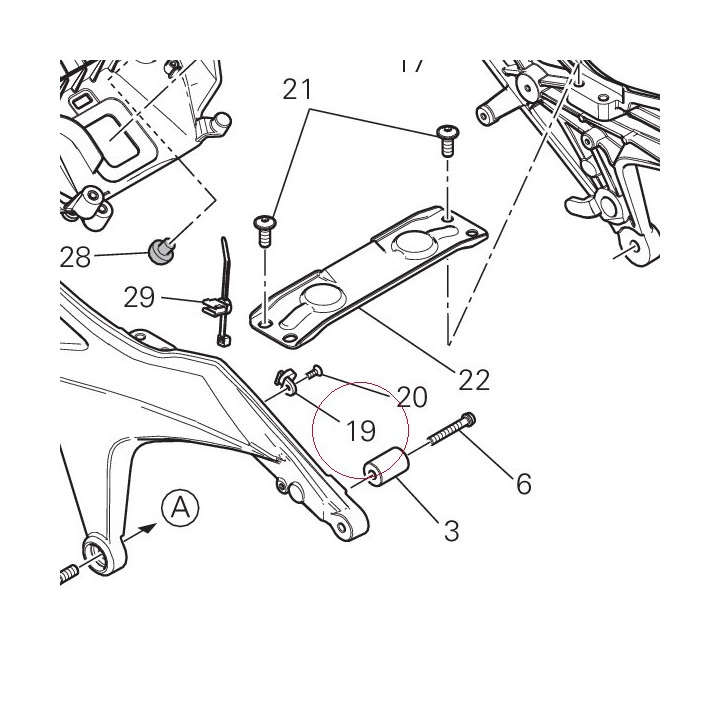 Hose guide 85041761A