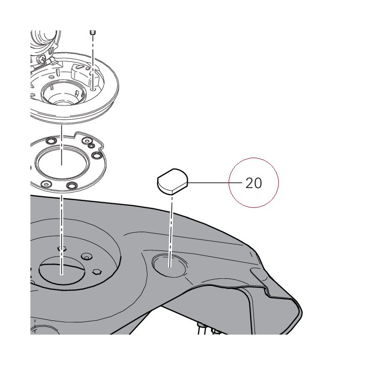 Dual lock 85044403A