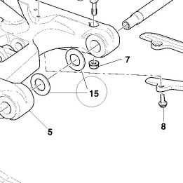Thrust washer 0.1 mm 85210031A
