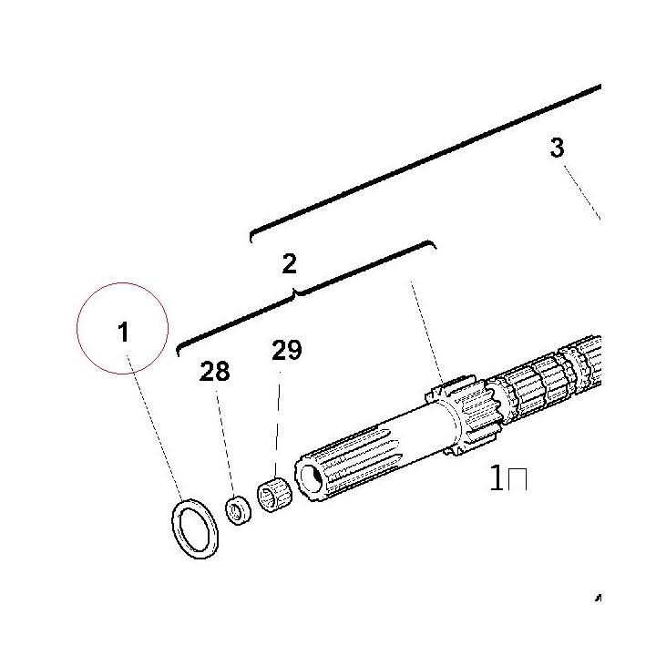 Thrust washer 25.2X32.5 85210811A