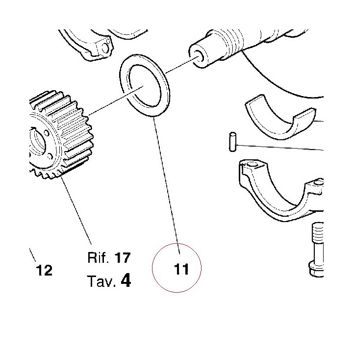 Washer, thrust 85211011A