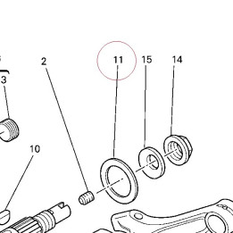 Thrust washer 50x35x2.45 85211041L