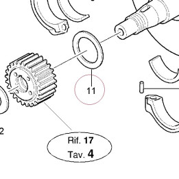 Washer, thrust 85211121A
