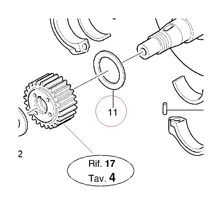 Washer, thrust 85211121A