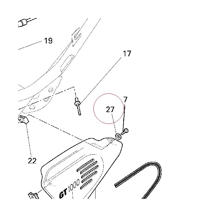 Washer, nylon 10.2X15X1 85212051A