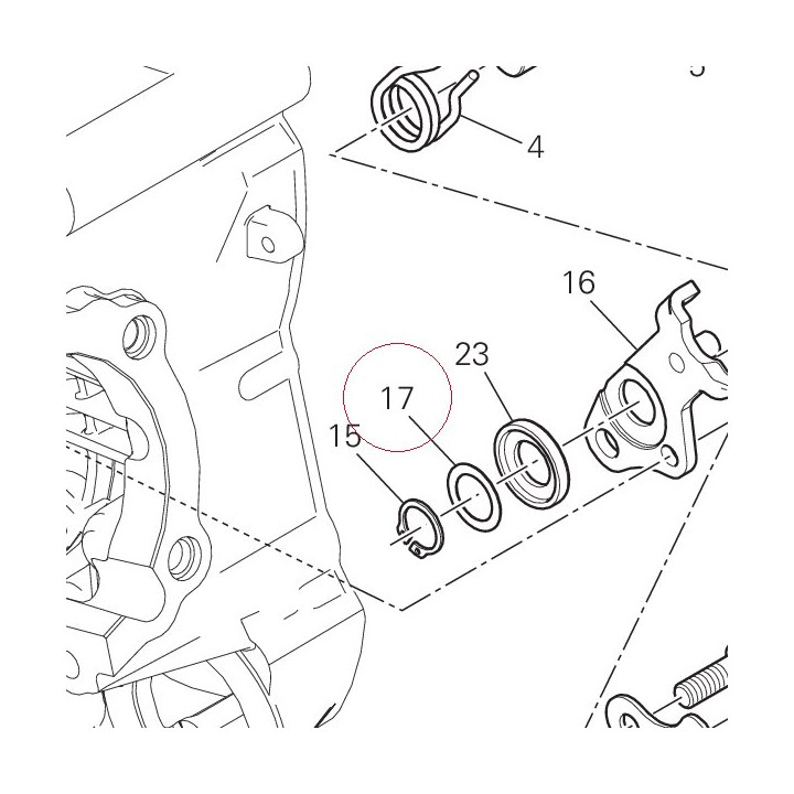 Washer, thrust 85212541A