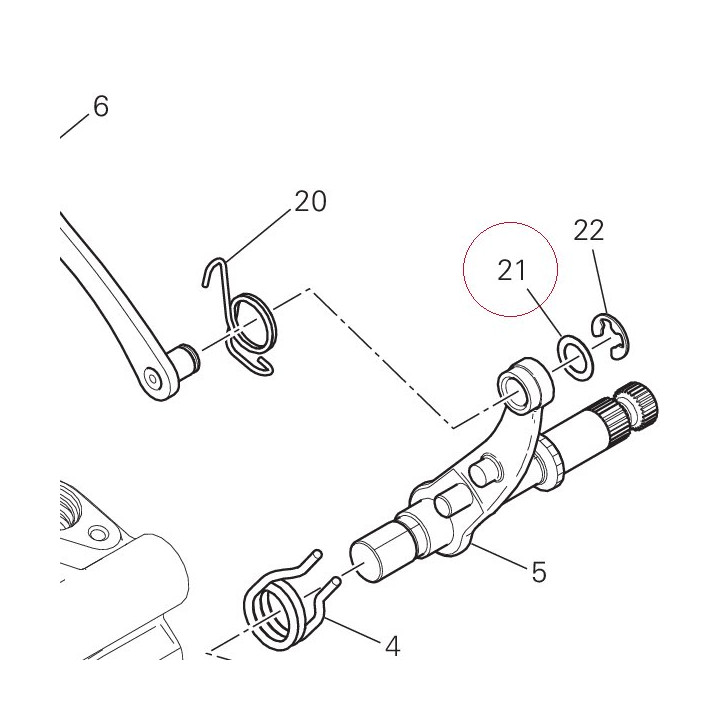 Washer, thrust 85212561A