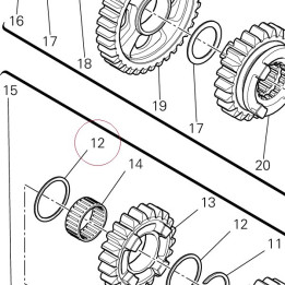Thrust washer 85212621A