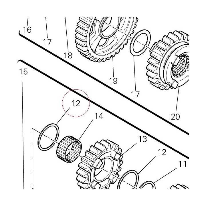 Thrust washer 85212621A