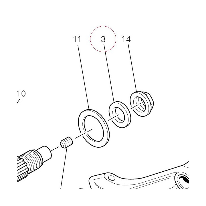 Washer, thrust 85213231A