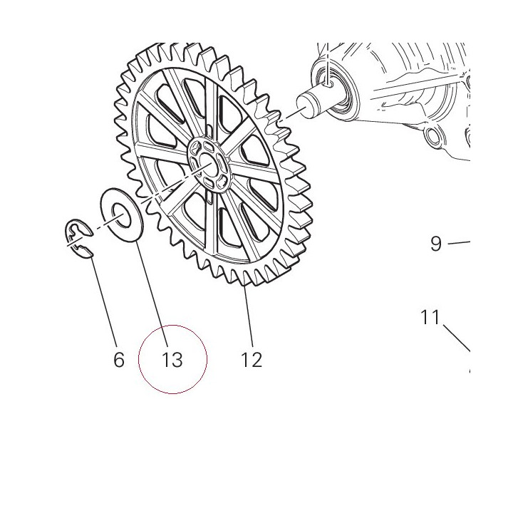 Washer, thrust 85213461A