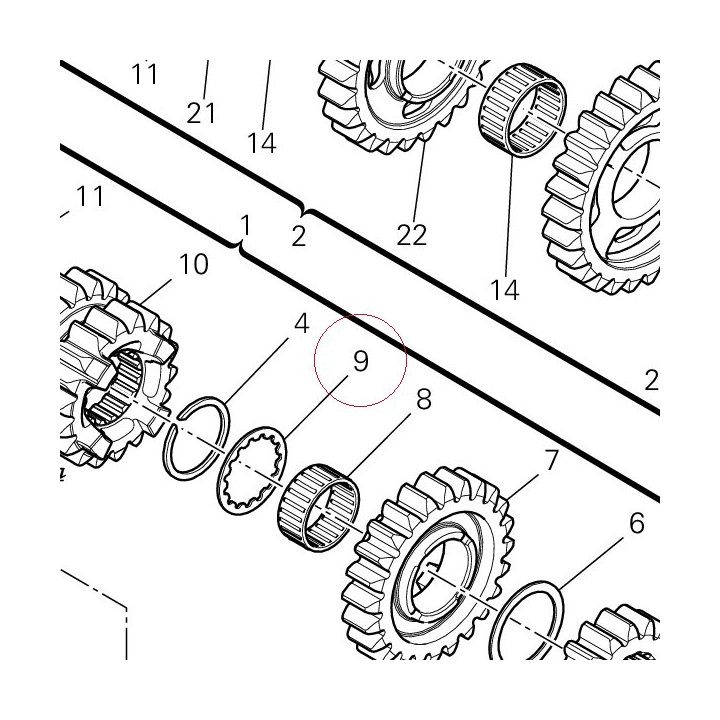 Washer lock 85611261B