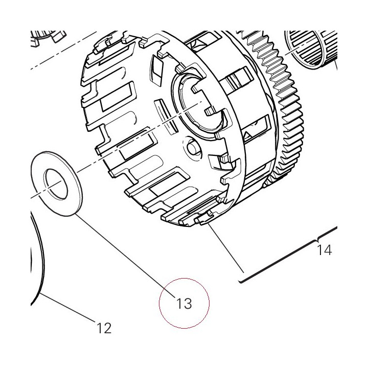 Washer, thrust 85611521B