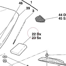 Right pad 86610231A