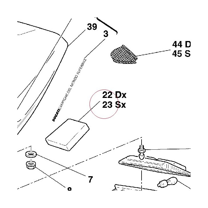 Left pad 86610241A